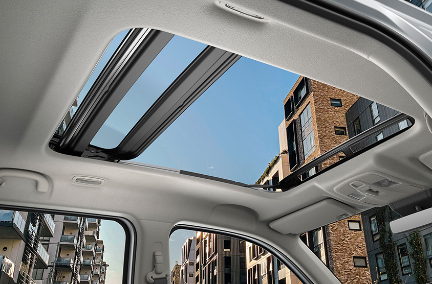 A-Cross panoramic sunroof