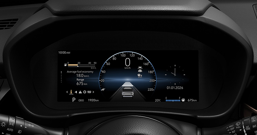 A-Cross digital meter display