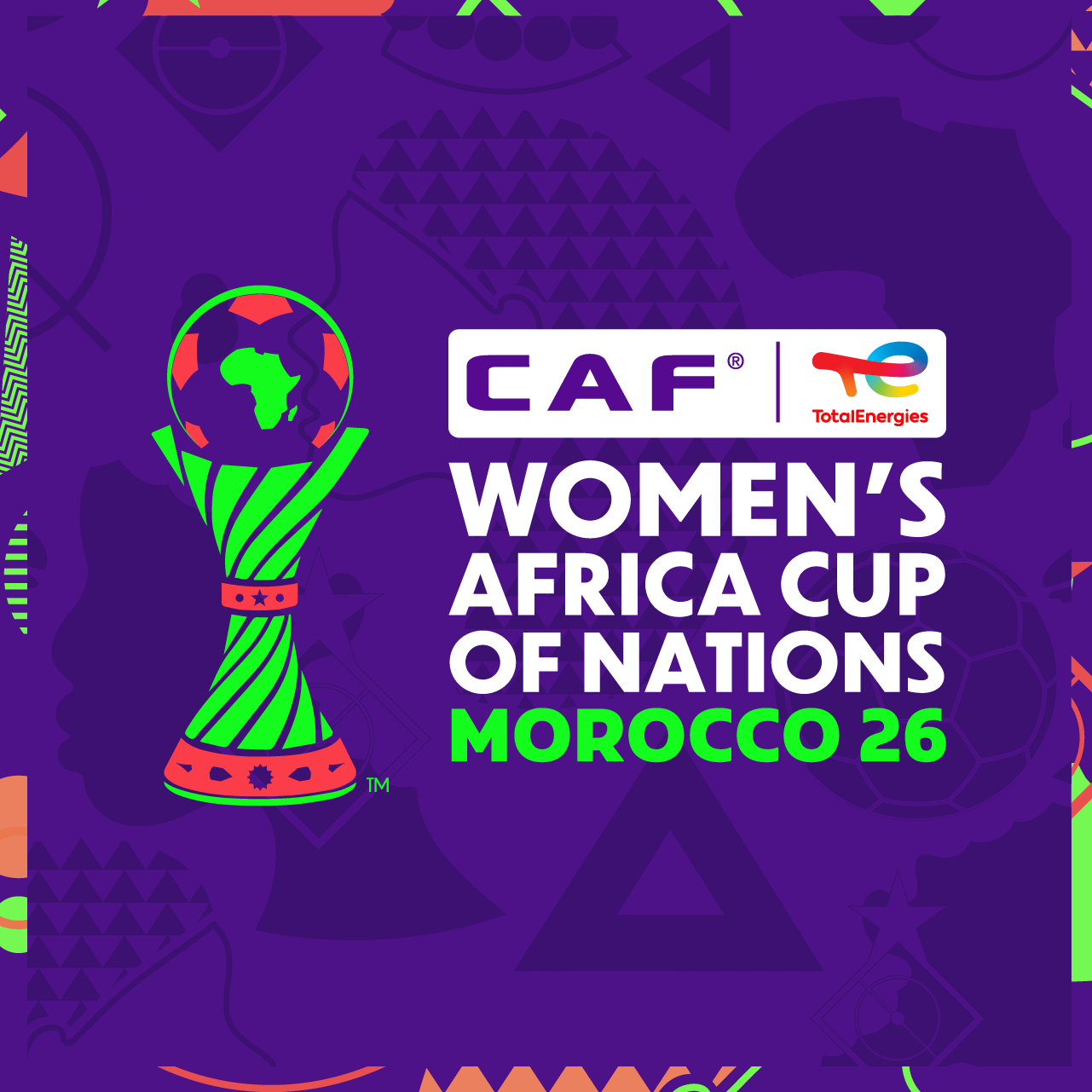 CAF Women's Africa Cup of Nations Morocco 2026 logo
